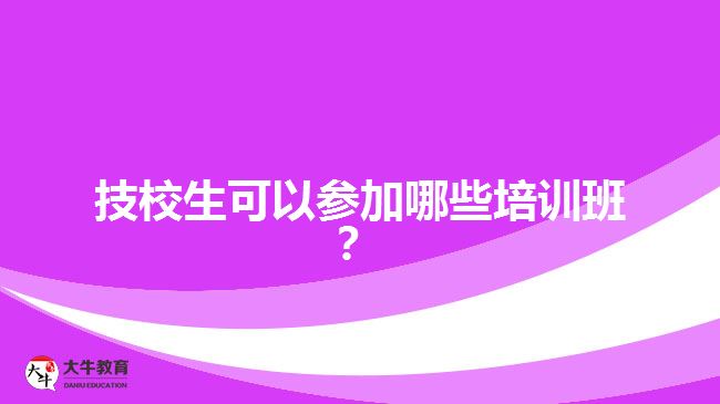 技校生可以參加哪些培訓班？