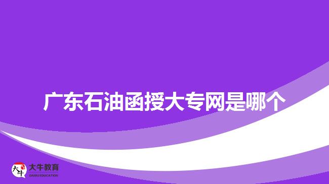 廣東石油函授大專網(wǎng)是哪個