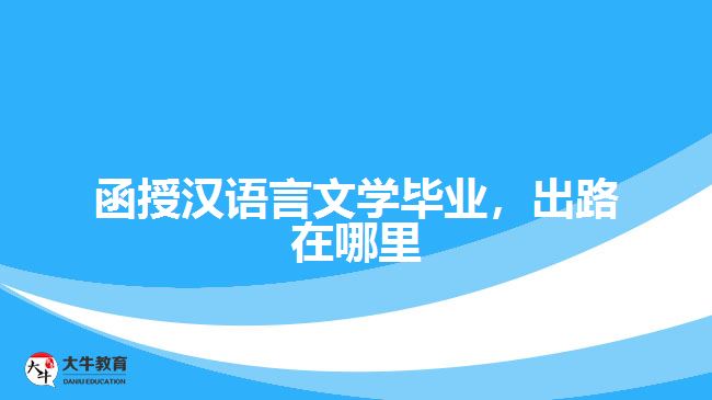 函授漢語言文學(xué)畢業(yè)，出路在哪里