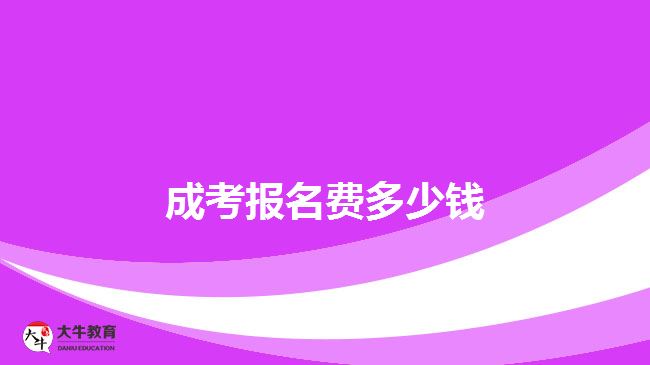 成考報名費