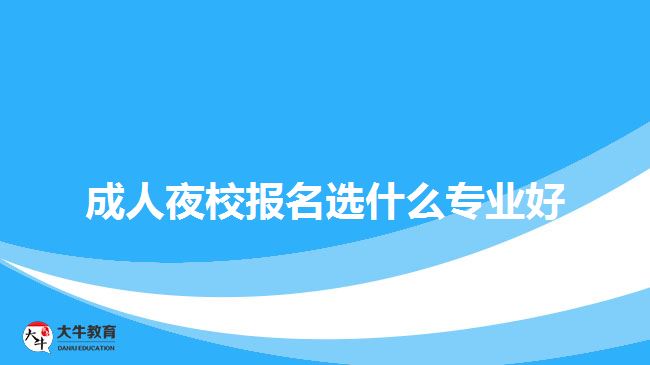 成人夜校報名選什么專業(yè)好