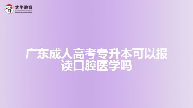 廣東成人高考專升本