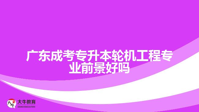 廣東成考專升本輪機工程專業(yè)前景好嗎