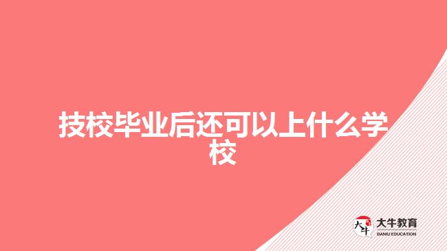 技校畢業(yè)后還可以上什么學校