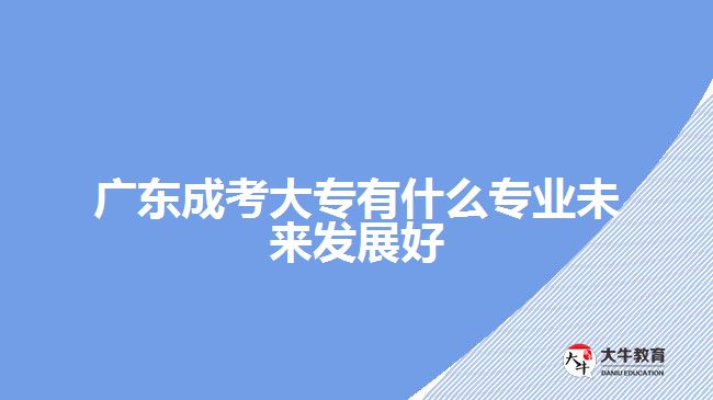 廣東成考大專有什么專業(yè)未來(lái)發(fā)展好