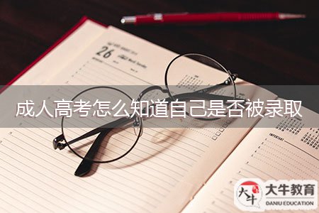 成人高考怎么知道自己是否被錄取