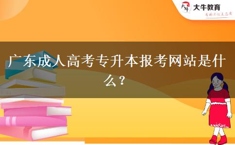 廣東成人高考專升本報考網(wǎng)站是什么？