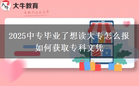 2025中專畢業(yè)了想讀大專怎么報(bào) 如何獲取?？莆膽{