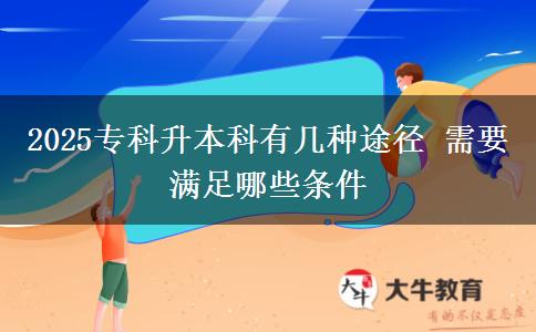 2025?？粕究朴袔追N途徑 需要滿足哪些條件