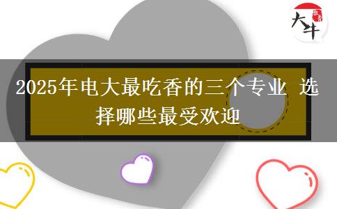 2025年電大最吃香的三個(gè)專業(yè) 選擇哪些最受歡迎